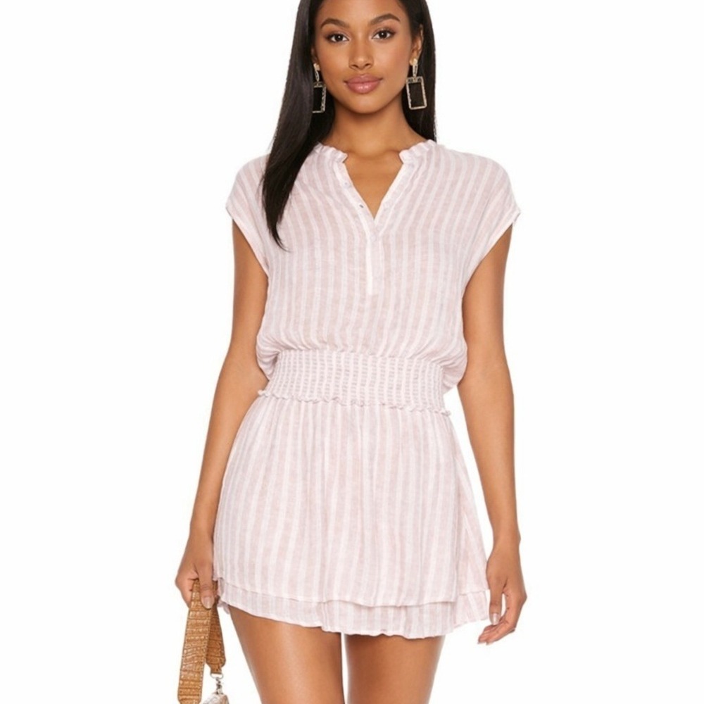 Rails Angelina Mini Dress Rose Stripe Medium